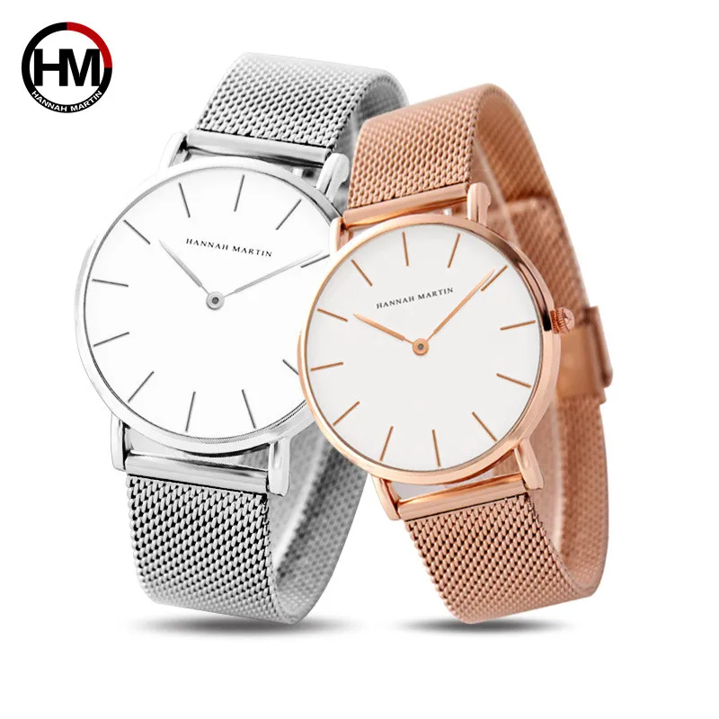 women watch 2019 Simple Fashion Stainless Steel Waterproof Men Top Brand Luxury Sports Wristwatches Couple watch 1