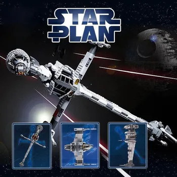 

Last 10 Set Stocking 1487Pcs 05045 StarWars Series The B-wing Starfightrs Mobile MOC 10227 Building Blocks Bricks DIY Toys Gifts