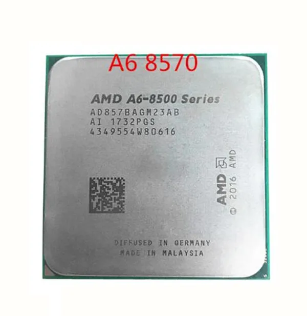 AMD A6-Series A6 8570 3 5 ГГц 65 Вт двухъядерный процессор AD875BAGM23AB разъем AM4 | Компьютеры и