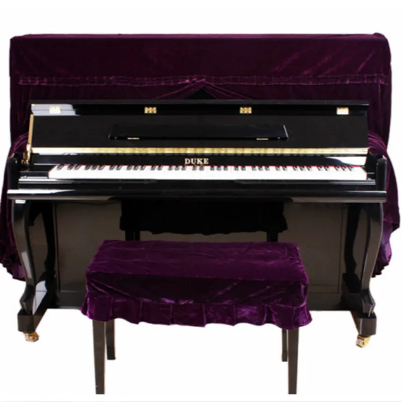 Flannel Piano Covers Dust-proof Home Texile Gold Velvet Cloth Cover Piano Accessories Thick Cover Tool Fashion Hot E0937