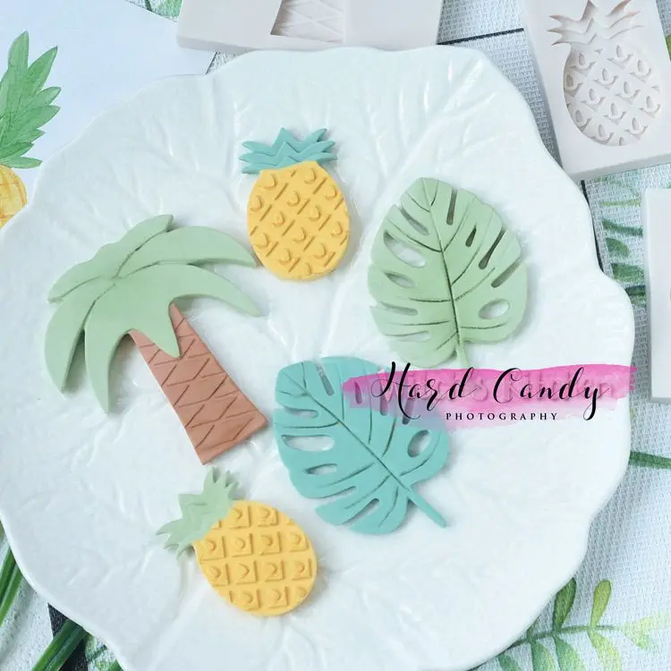1 шт. ananas Melon noix de coco arbre кактус gâteau moule gomme pâte pour cuisson outil bricolage Sugarcraft decorat|Товары для
