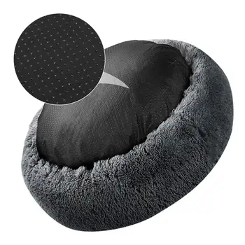 Pet Dog Bed Comfortable Donut Cuddler Round Dog Kennel Ultra Soft Washable Dog and Cat Cushion Bed Winter Warm Sofa hot sell 3