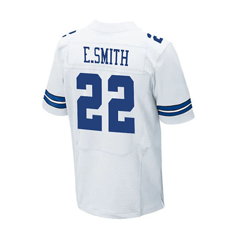 Мужской костюм Даллас#4 дак Прескотт#21 Ezekiel Elliott#88 Dez Bryant#82 Jason Witten#22 Smith#50 Sean Lee сшитая ковбойская футболка - Цвет: Золотой