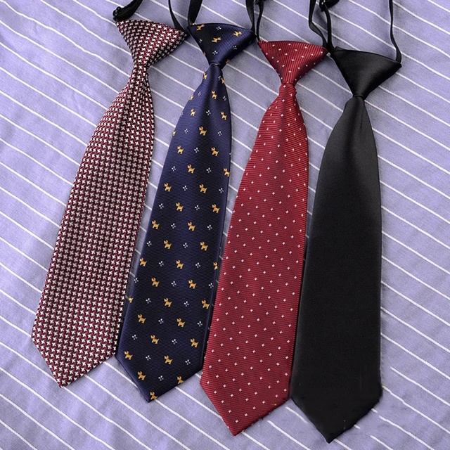 CRAVATTA CON NODO ED ELASTICO. Uniformi E Accessori Per L'ospitalità - Foto 4