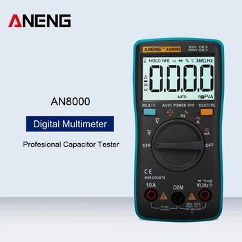 

ANENG AN8000 Automatic Range Digital Multimeter 4000 Counts Capacitor Tester Inductance Meter Multi-Function Digital Tester