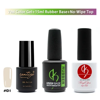 

60 Colors Set of Gel Varnishes Nails Art Semi-permanent UV Enamel Varnish Thick Base and Top Coat Gel Nail Polish Desgin Gellak