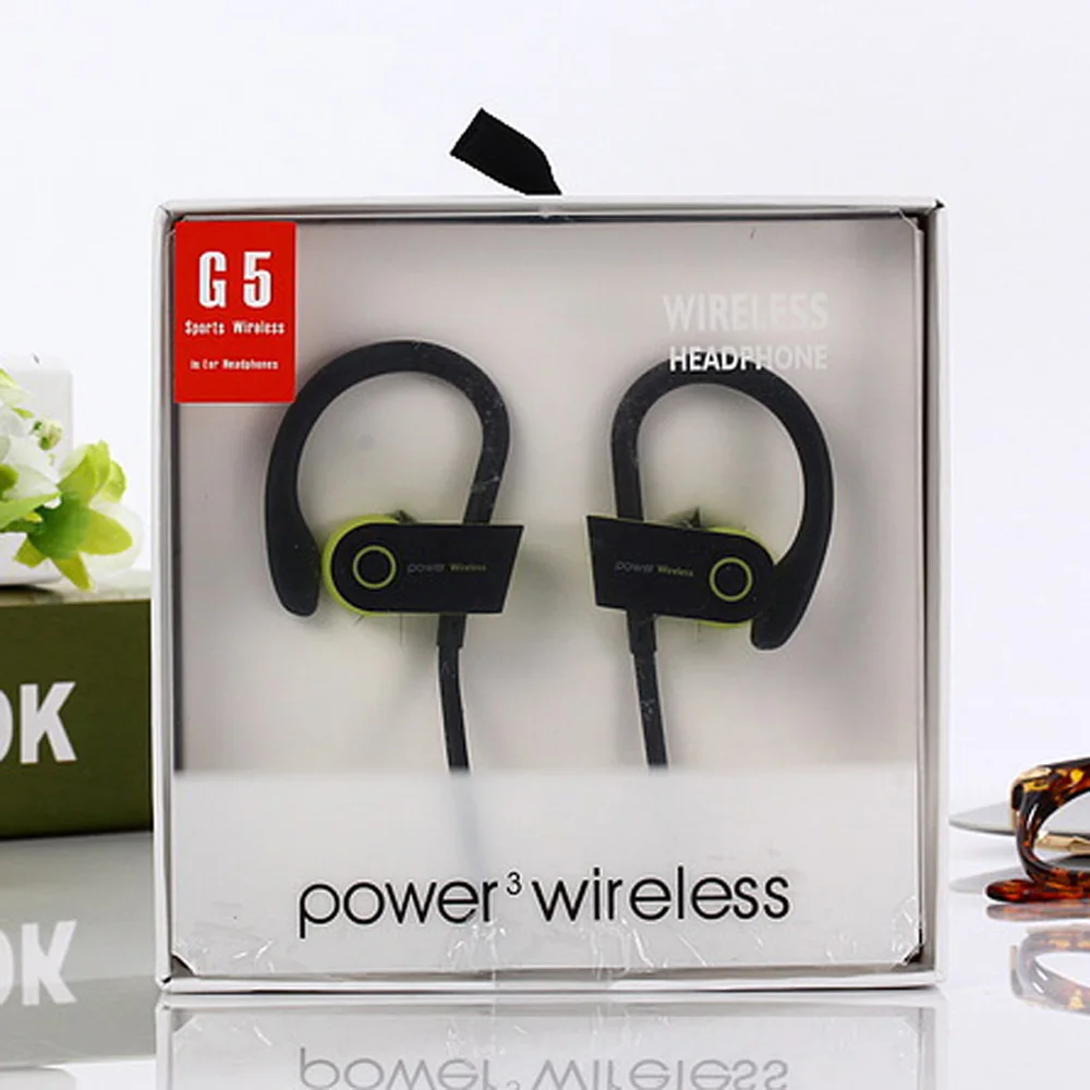 

High Quality Wireless Earphone Bluetooth 4.0 Head Phones Sports Replacement In-ear Stereo For Mobile Phones Tablets TV Etc