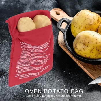 

Washable Microwave Oven Potato Bag Reusable Roast Potato Baking Bag Pocket Reusable Roast Potato Baking Bag Pocket