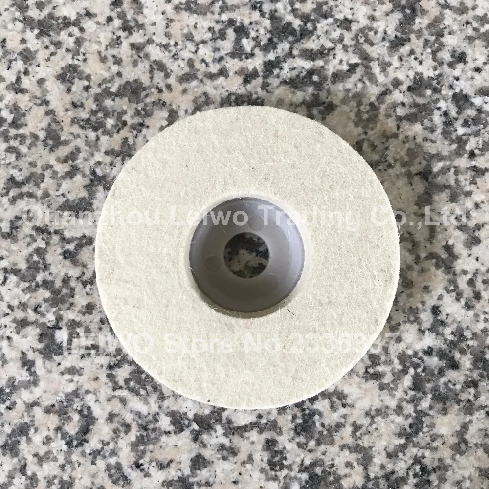 Wool Felt Polishing Wheel 4 inch (100 mm) Marble Abrasive for Angle