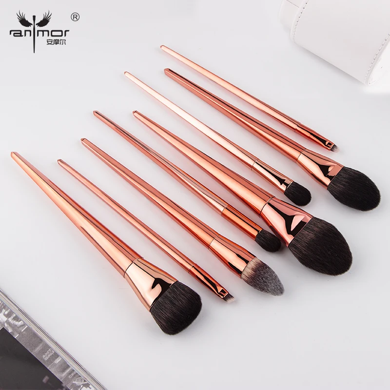

Anmor 8Pcs Professional Makeup Brushes Set Pro Foundation Powder Blush Eyeshadow Make up Brush Makeup Brush Cosmetic Kit