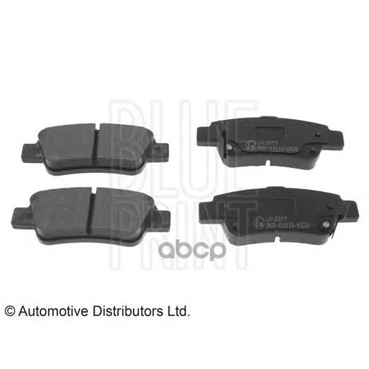 Колодки Тормозные Дисковые Honda: Cr-V Iii 2.0 I, 2.2 I-Ctdi, 2.2 I-Dtec 06- Blue Print арт. ADH24276