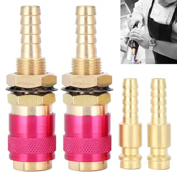 

2Pcs/Set 8mm Quick Connector Fittings Water Cooled & Gas Adapter Fitting Hose For TIG Welding Torch Tools Accessories