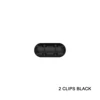 2 Clips Black