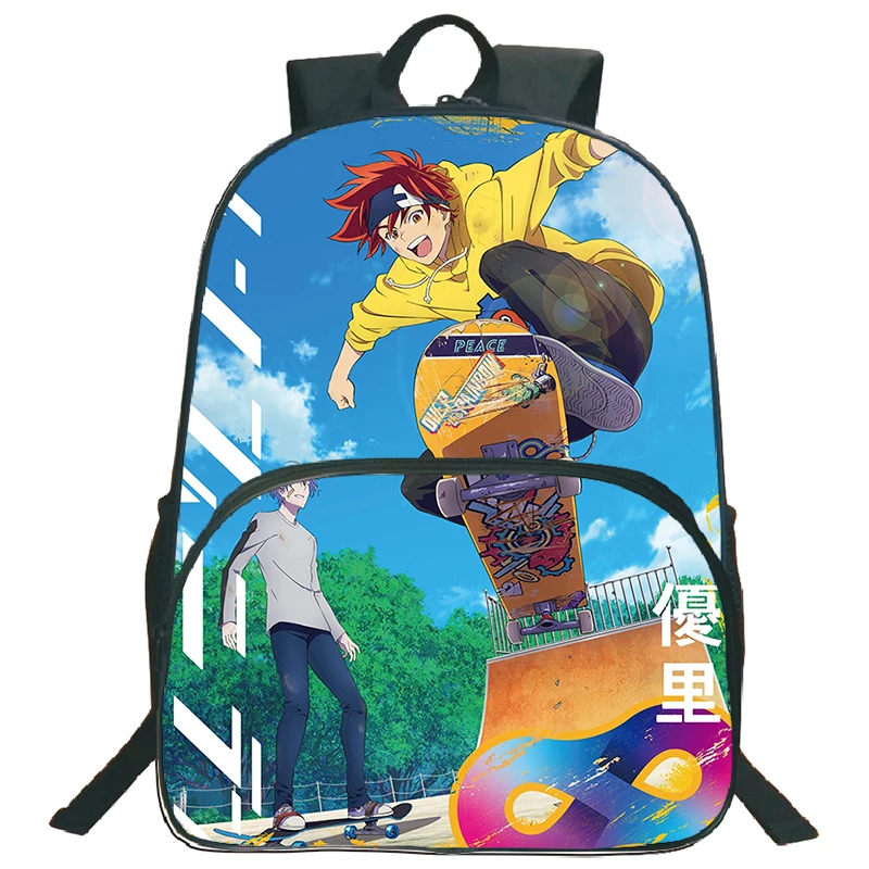 

Mochilas SK8 the Infinity Backpack Girls Boys Schoolbags Teens Travel Bags Miya Reki Langa Anime School Bag Childs Sk8 Rucksack