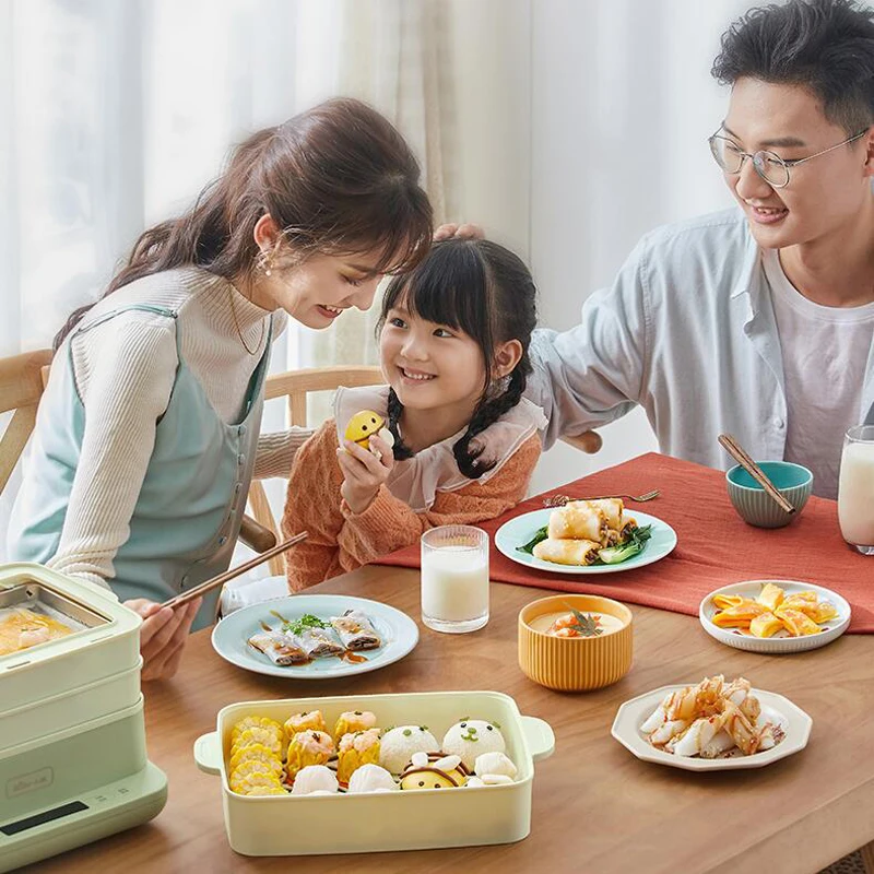Rice Roll Machine Electric Steamer Steamer for Food Multifunction Breakfast Machine Home Drawer Type Liangpi