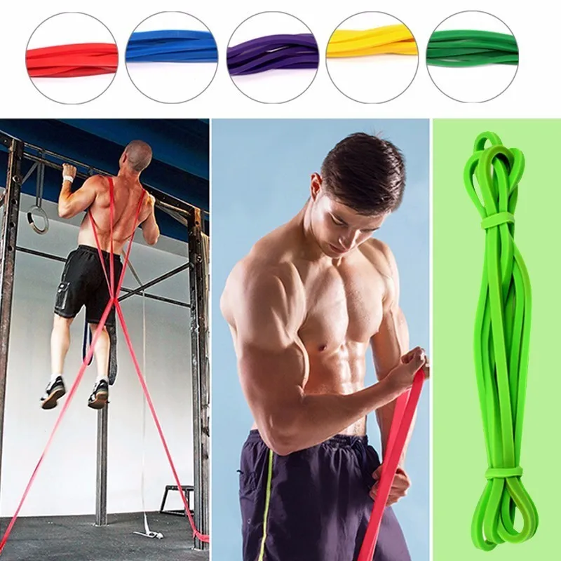 Chest Fitness Equipment Yoga  Elastic Gum Rubber Band Pull Rope Sport Training 