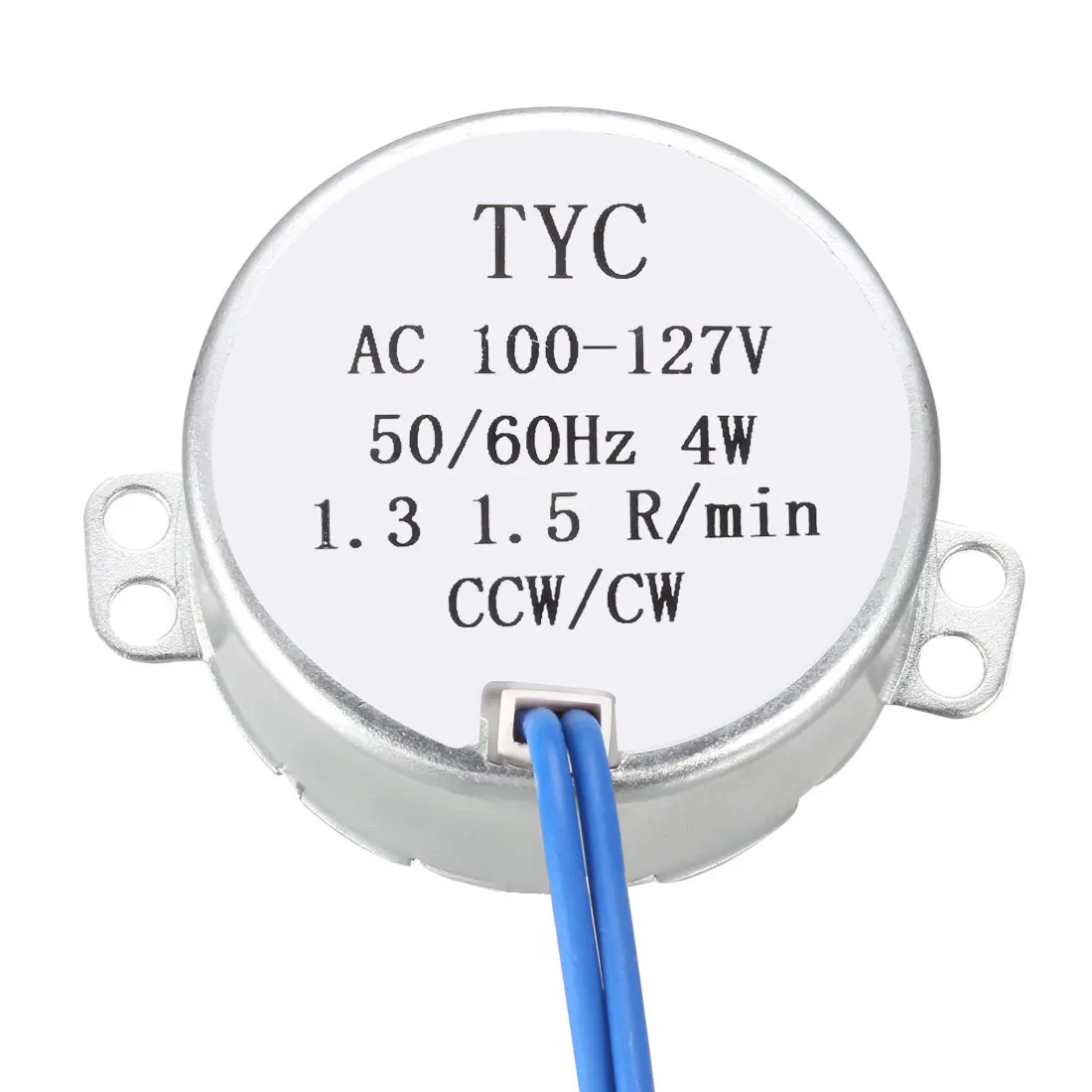 Uxcell синхронный Synchron металлический редукторный двигатель AC 100-127V 0,8-54 RPM 50-60Hz CCW 4W Малый энергопотребление для ручной работы