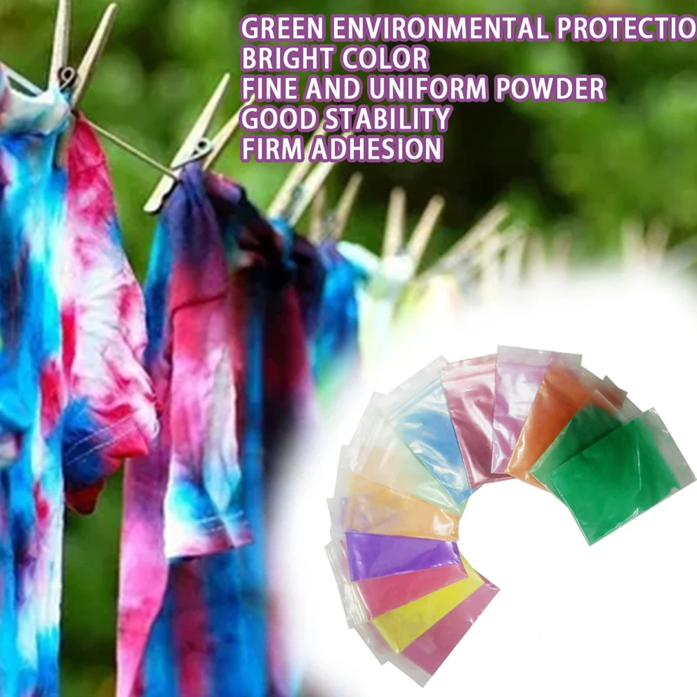 Принадлежности для искусства порошок Быстросохнущий галстук краситель комплект