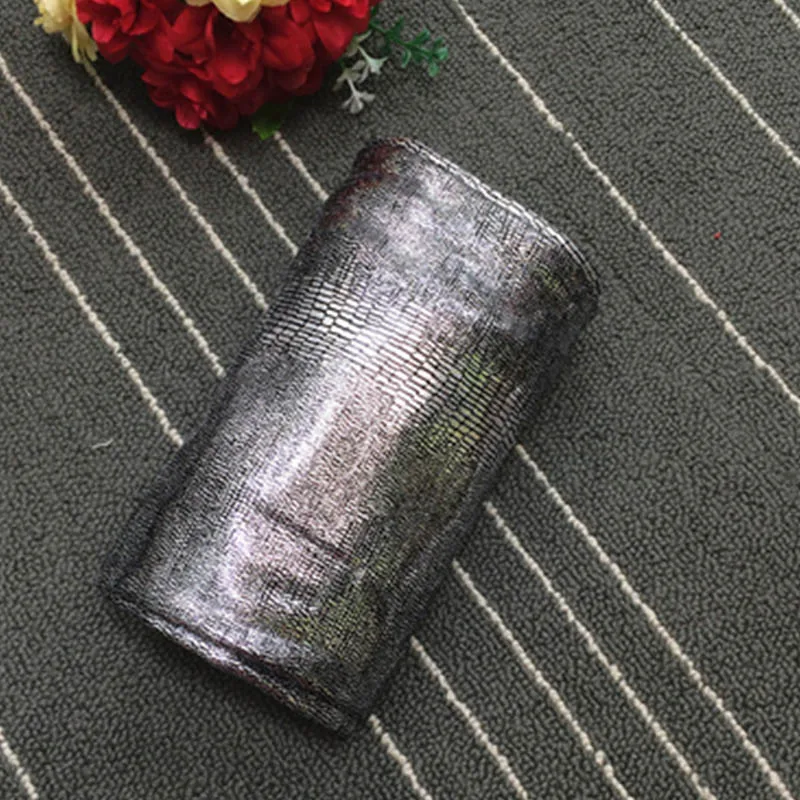 Snake skin Silver Осенние и зимние матовые леггинсы с наклейками из искусственной кожи змеиной кожи плюс бархатные утепленные брюки-карандаш женские ins - Цвет: Snake skin Silver