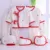 7-Х Частей Набор Baby 0-3 Месяцев Нижнее Белье Костюмы Мягкий 100% Хлопок Девочка Мальчик Пижамы Наборы для Новорожденных Ropa Детские Наряды