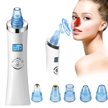

LCD Electric Vacuum Blackhead Removal Machine Suction Nose Acne Comedo Pimple RemoverFacial Deep Cleansing Tool Face Beauty Care