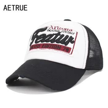 

AETRUE Fashion Baseball Cap Women Hats For Men Snapback Caps Embroidery Casquette Bone Mesh Summer Gorras Men's Baseball Hat Cap
