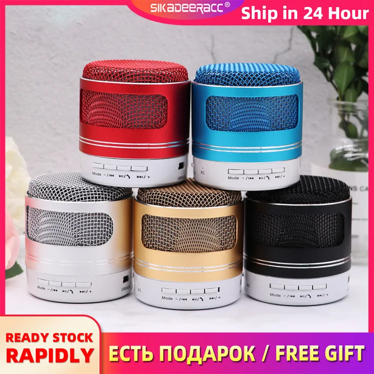 Мини Bluetooth динамик матовый открытый портативный светодиодный музыкальный плеер