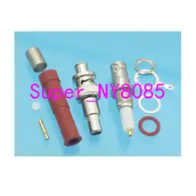 1pair Connector SHV 5000V 5KV RP.BNC male female crimp panel mount Audio Speaker