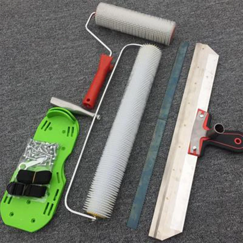 Kit de autonivelación de cemento, herramienta de epoxi, hoja de rodillo de de suelo, herramientas de construcción portátiles duraderas|Piezas para herramientas| - AliExpress