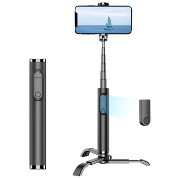 

Portable Bluetooth Selfie Stick Mini Tripod 3 in 1 Monopod Selfie Stick Bluetooth Wireless Remote Shutter for iPhone Android