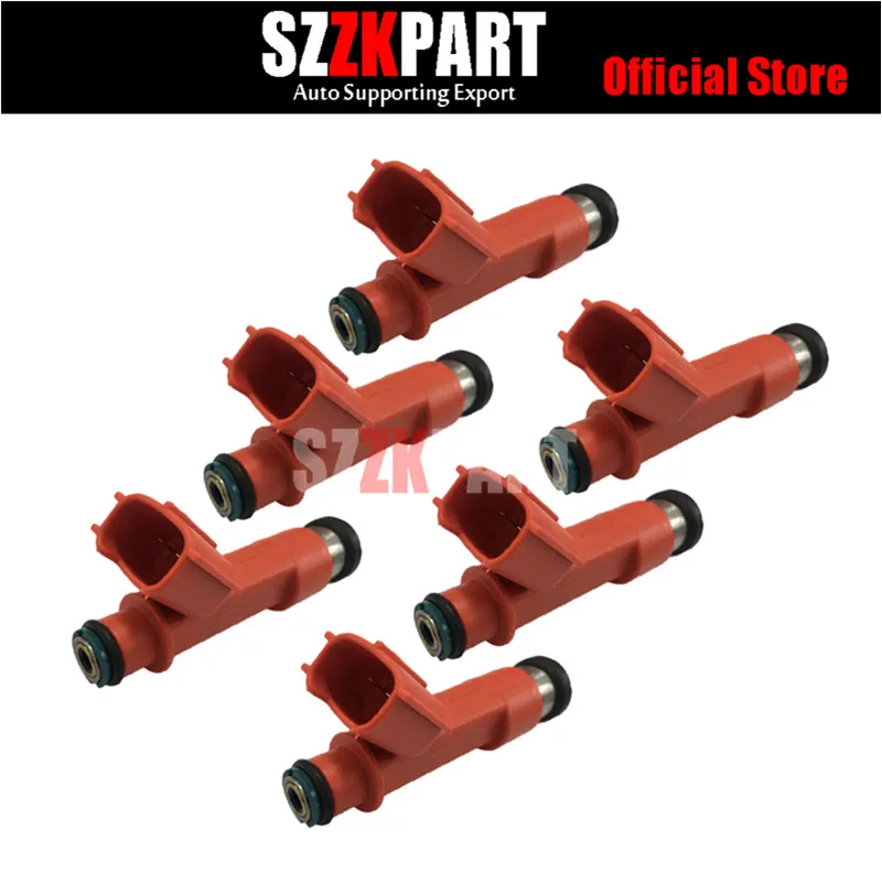 

6X 1500cc 1001-87F90 Standard Fuel Injector Nozzle EV14 E85 For Toyota 1.8L Elise tC Corolla Matrix Yaris Exige 100187F90