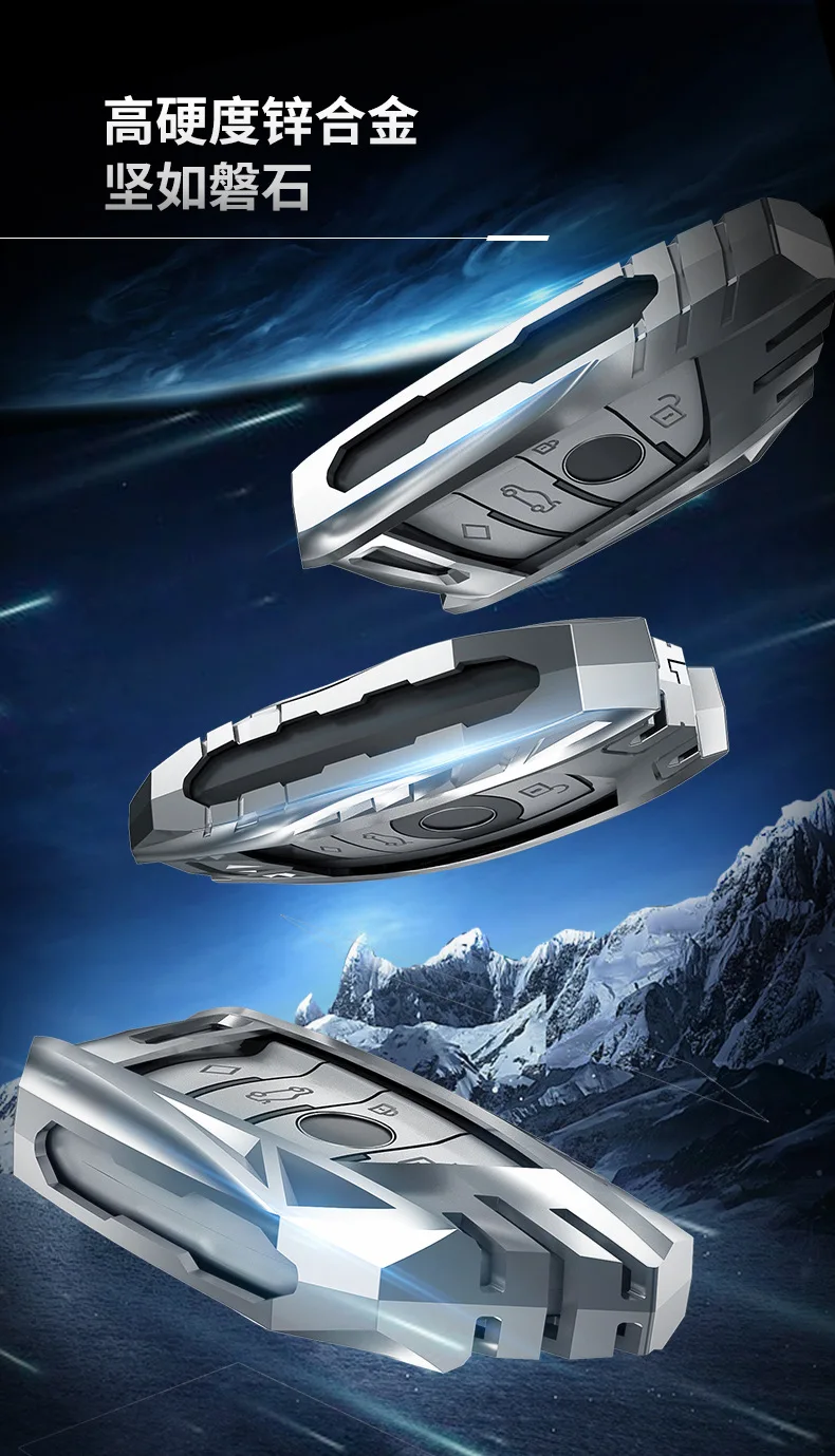 In Lega di zinco Auto Chiave A Distanza Della Copertura Della Cassa Fob Per BMW X3 X4 GT3 GT5 1 2 3 4 5 Serie F20 F21 F30 F31 F32 F35 F23 F25 F07 Portachiavi - H0b50ff39d7f143f3b15e646cea63ac5br