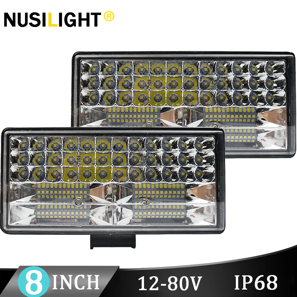 12V 24V Автомобильный светодиодный рабочий светильник брусок для внедорожников 4х4