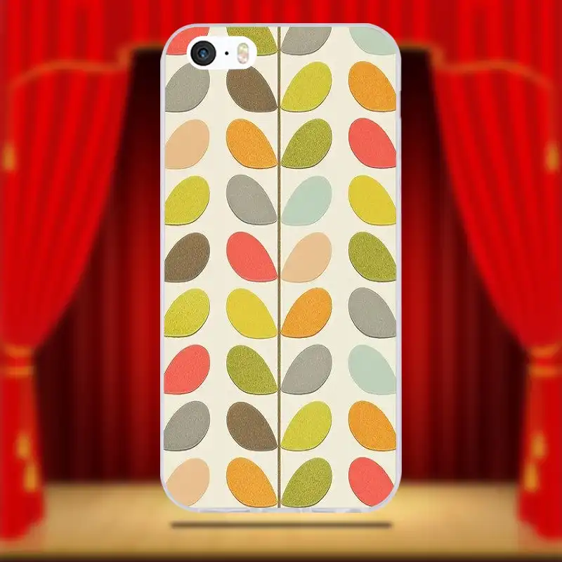 Soft Silicone TPU Transparent Phone Cases Unique Orla Kiely Art for