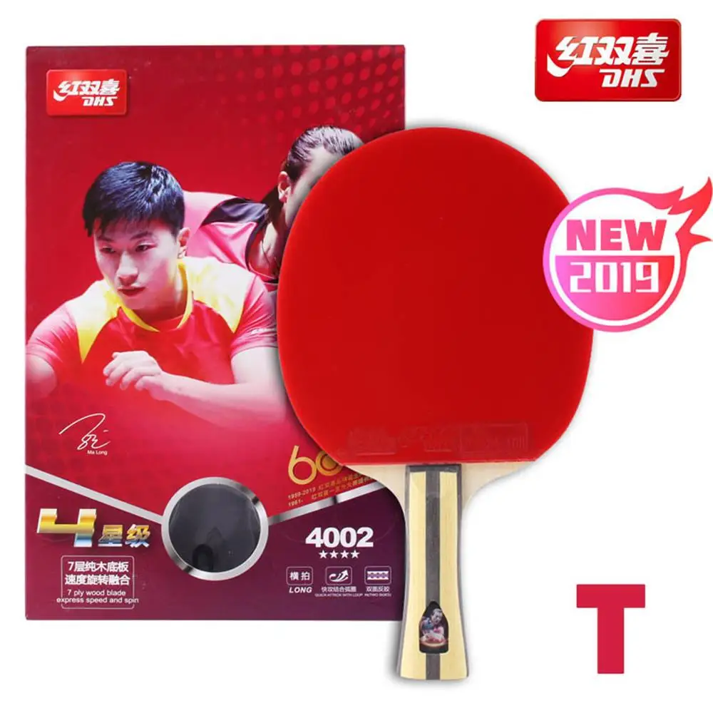 original DHS Table Tennis Racket 4002 4006 T4002 T4006 Ping Pong Paddle