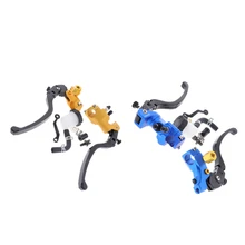 2 пары ЧПУ мотоцикл Регулируемый 22 мм ручка бар тормозной рычаг