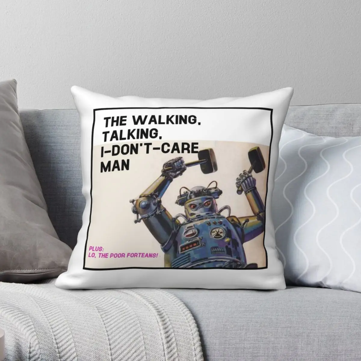 

The Walking Square Pillowcase Polyester Linen Velvet Pattern Zip Decor Pillow Case Room Cushion Cover Wholesale 45x45