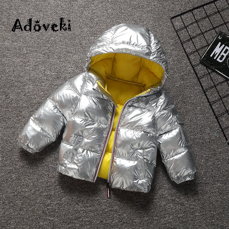 Новинка 2019 пуховик Adoveki из хлопка для девочек и мальчиков теплое зимнее пальто