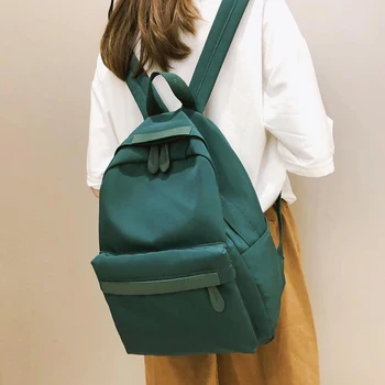 

JOYPESSIE High Quality Waterproof Nylon Women Backpack Travel Bag Female schoolbag Korean Vintage Girls Shoulder Bag Mochila