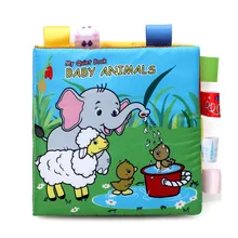 

Lakarose Baby Label Cloth book ，Tear not Rotten, Can Chew Sound papercloth， Babies Educational for Intelligence Development