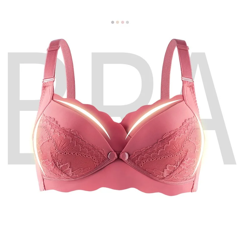 New Front Open Nursing Bra Maternity Cotton Breastfeeding Pregnant Women Bralette Wire Free Maternal Underwear Lactation Clothes 6