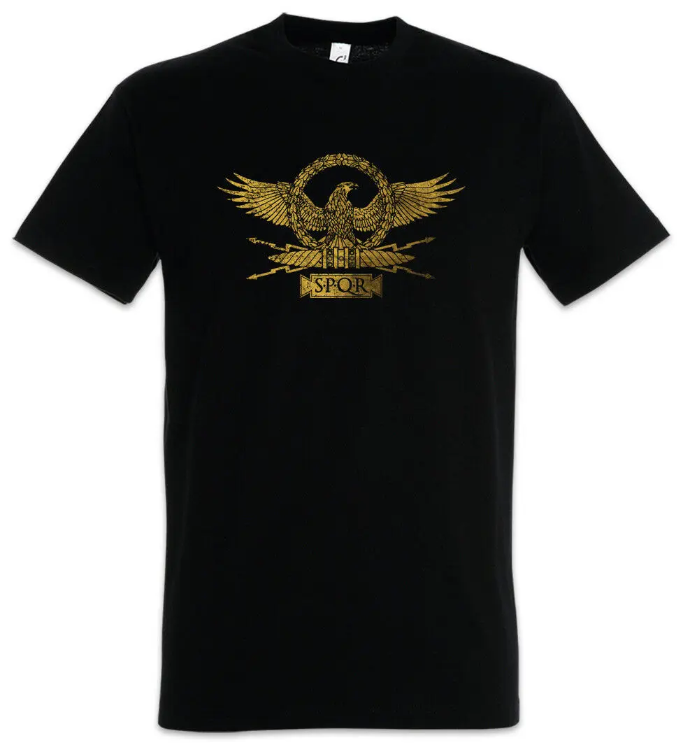 T-Shirt Aquila Romana Roma Roma Roma Rom Ceasar Map Imperator Empire Emperor Spqr