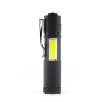 

OUTAD Outdoor Light Portable Torch XPE+COB LED Power Pocket Torch Waterproof Penlight 4 Modes Zoomable Lighting