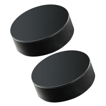 

Powerti New Sports Classic Black Ice Hockey Puck Training Practice Tool(2Pcs)