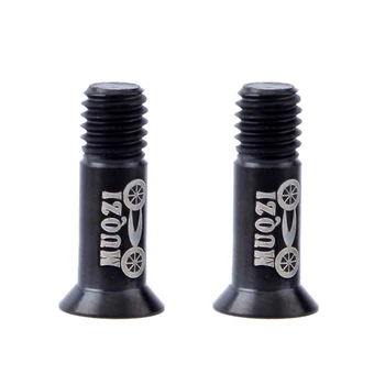 

2pcs Mountain Highway Fold Bicycle Titanium Alloy Tension Wheel Screw Late Guide Wheel Rear Derailleur Screw
