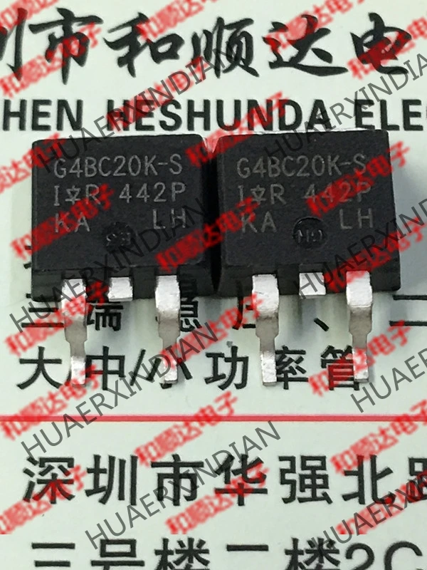10 шт./лот IRG4BC20K-S-263 с изолированным затвором(IGBT) 600V 16A на