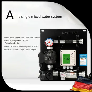 

mixed water system for floor heating temperature control system mixed water temperature calculation with manifold 2-5 way