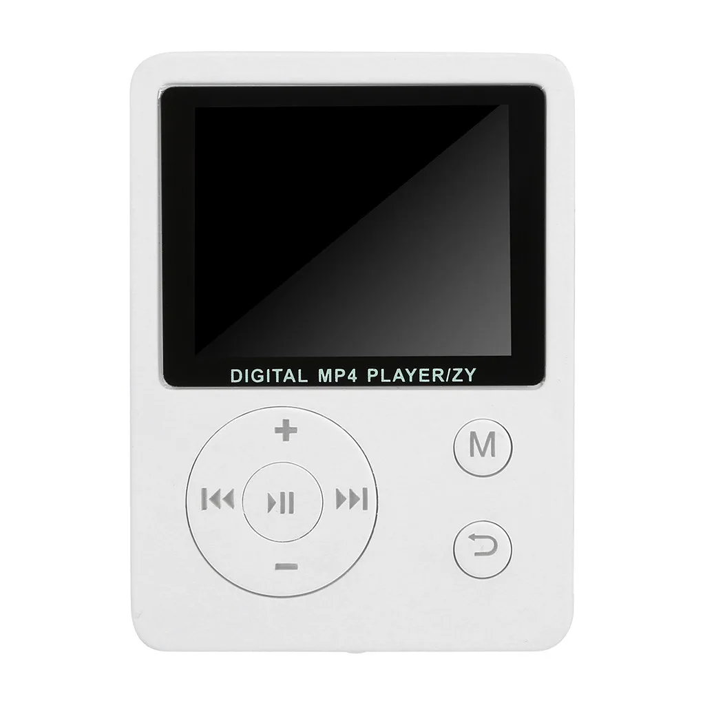 Портативный мини MP3 музыкальный плеер Поддержка 32 Гб TF карта спортивный экран магнитофон с fm-радио видео фильм стиль перезаряжаемый z0829 - Цвет: WH