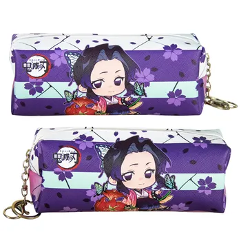 

Cute Anime Demon Slayer: Kimetsu no Yaiba Large Capacity Pencil Bag Pen Case Zipper Stationery Storage Pouch Make up Tools Box