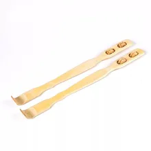 1 шт. 56 см Лучшие продажи длинный деревянный зуд тела липкий ролик Спиночес бамбуковая Массажная палка для чесания спины 45 см тела массажер инструмент